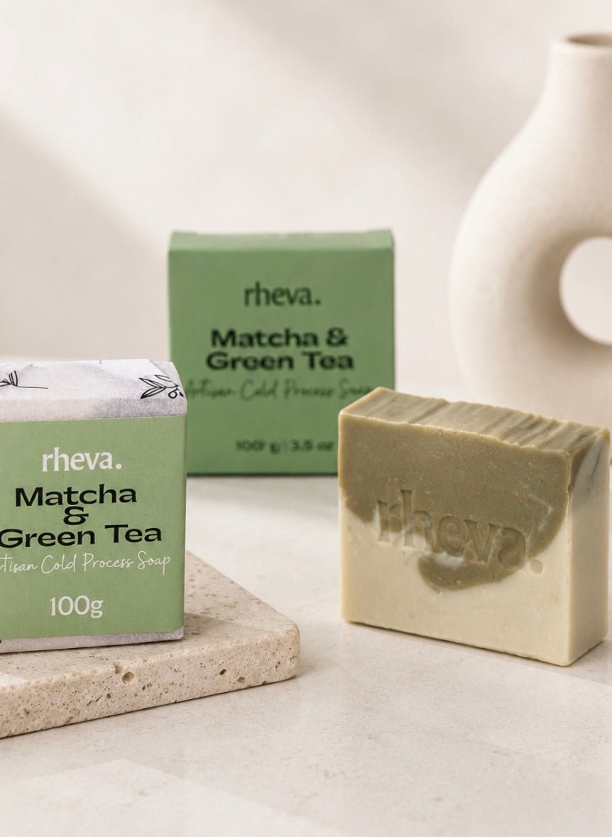 Matcha Green Tea Cold Processed Soap