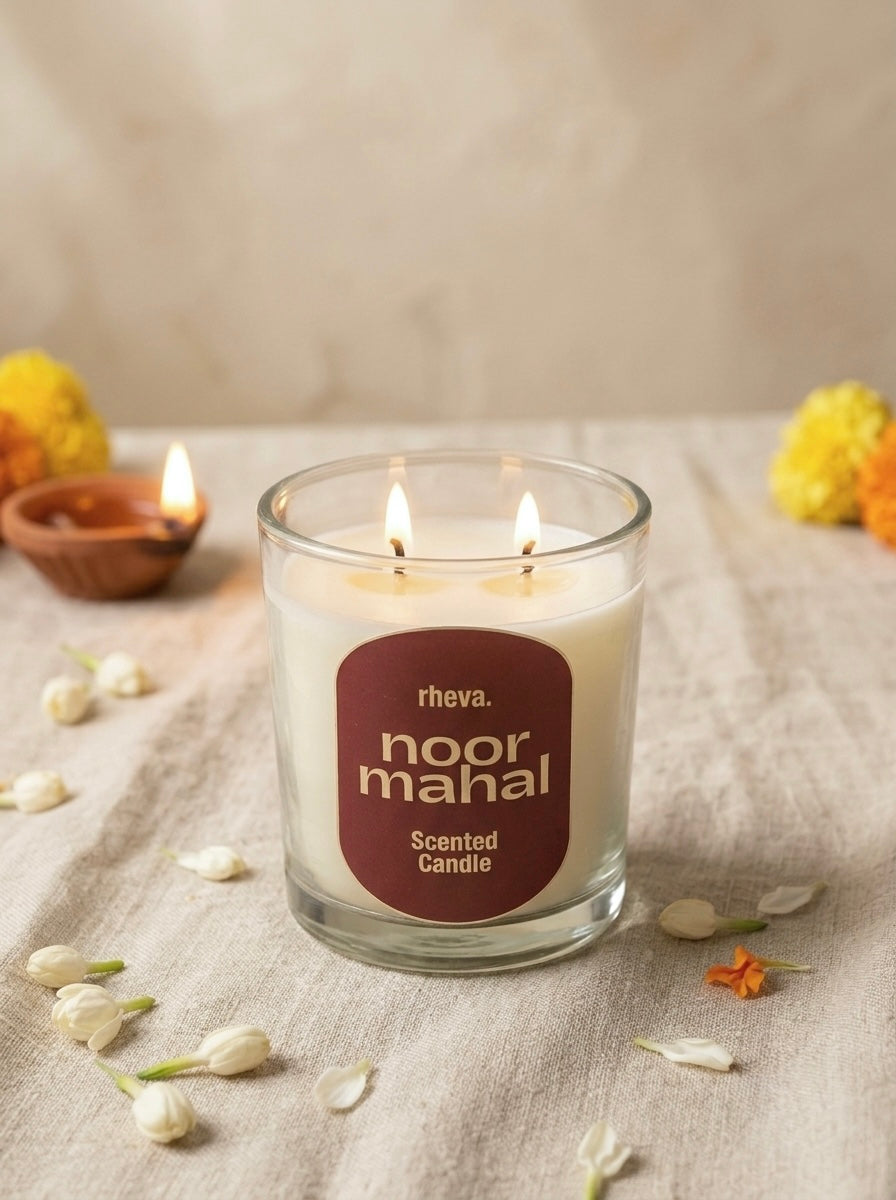 Noor Mahal  Pure Soy Wax Scented Candle