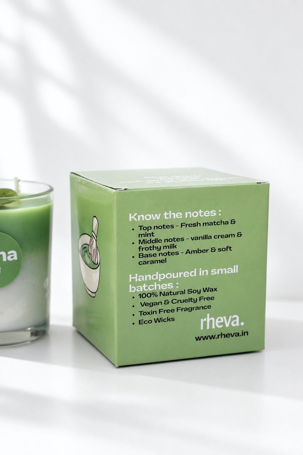 Iced matcha latte Candle