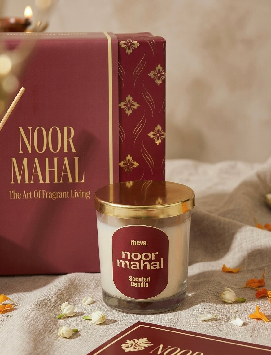 Noor Mahal  Pure Soy Wax Scented Candle