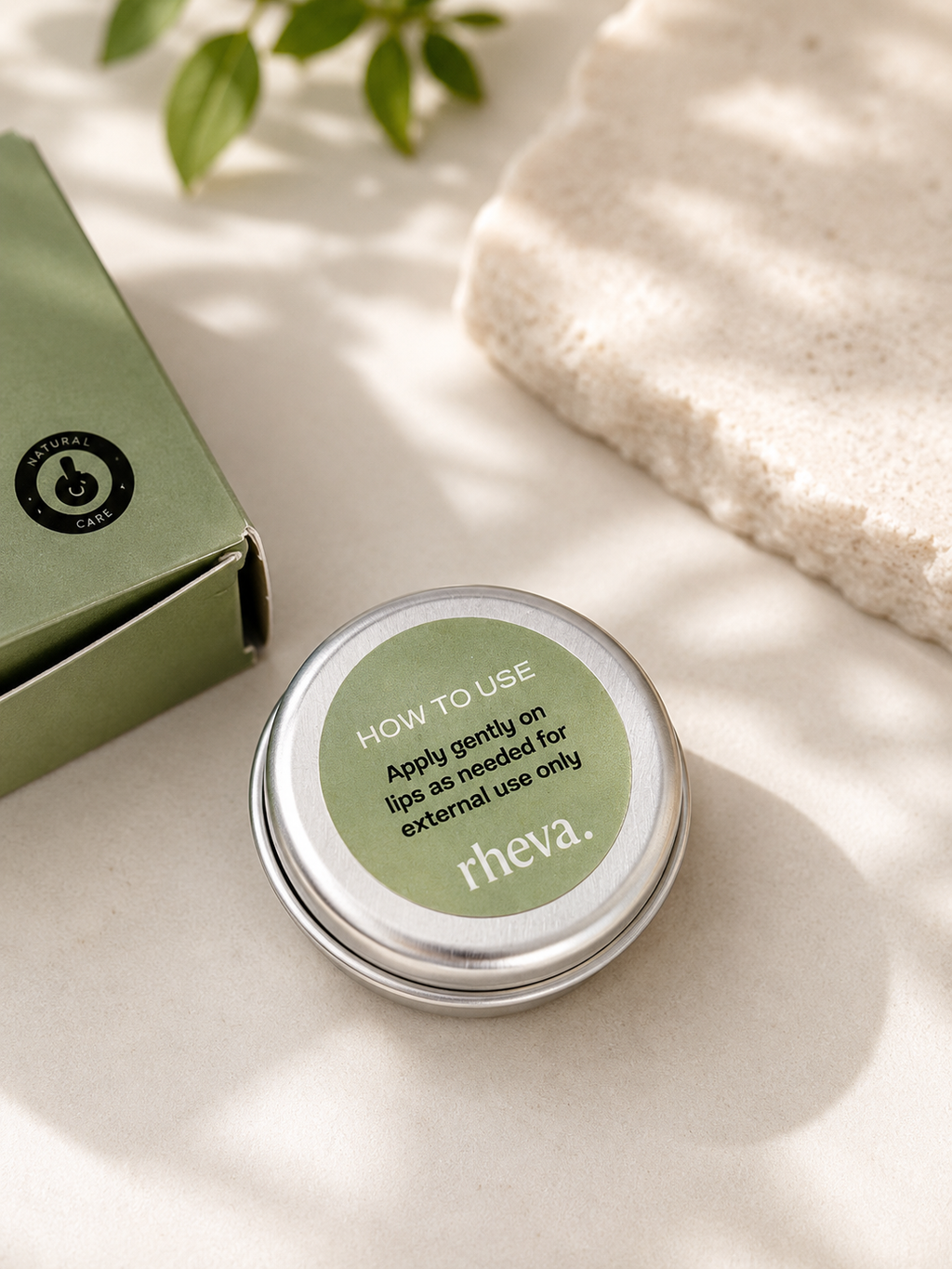 Sweet Mint Lip Balm  (Beeswax & Sheabutter)