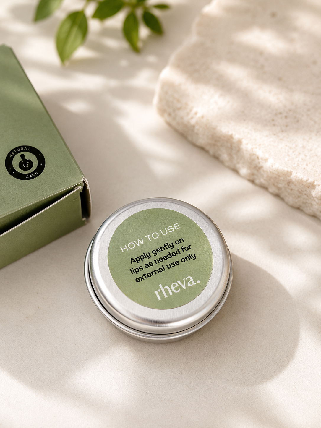 Sweet Mint Lip Balm  (Beeswax & Sheabutter)