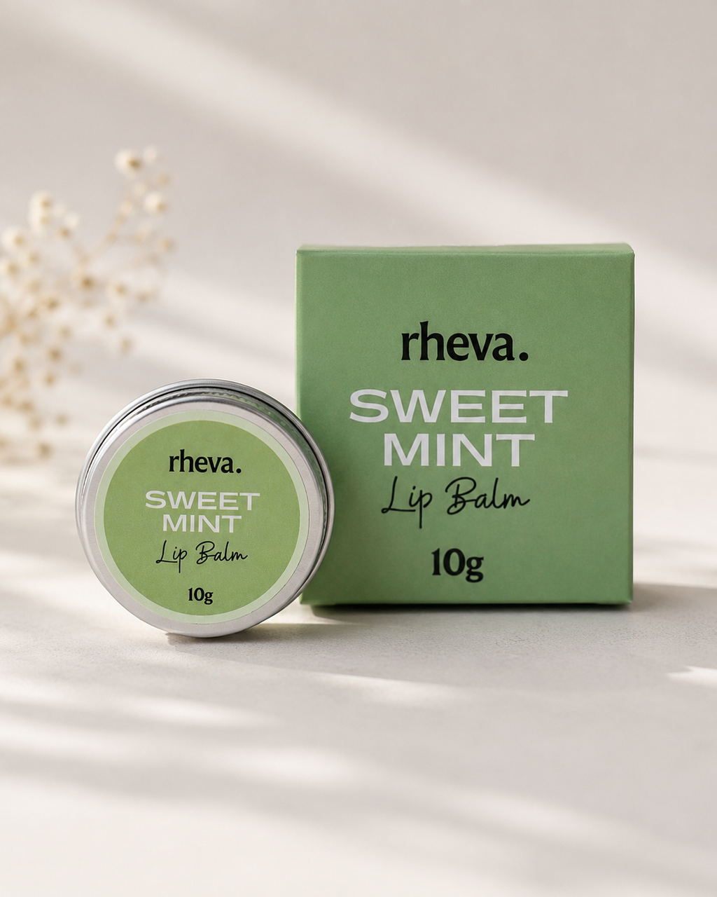 Sweet Mint Lip Balm  (Beeswax & Sheabutter)