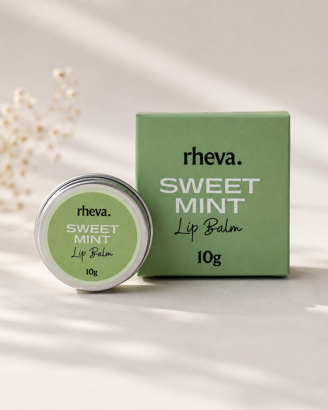 Sweet Mint Lip Balm  (Beeswax & Sheabutter)