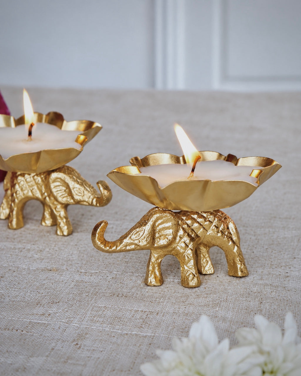 Gajraj Scented Urli Candles (Set of 2 Candles)