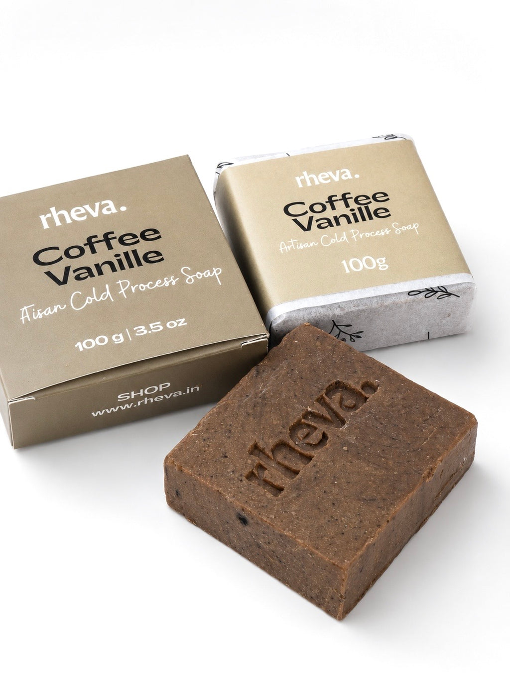 Coffee Vanille Scrub Cold Processed Soap