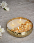 Roshini Hammered Urli Scented Candle