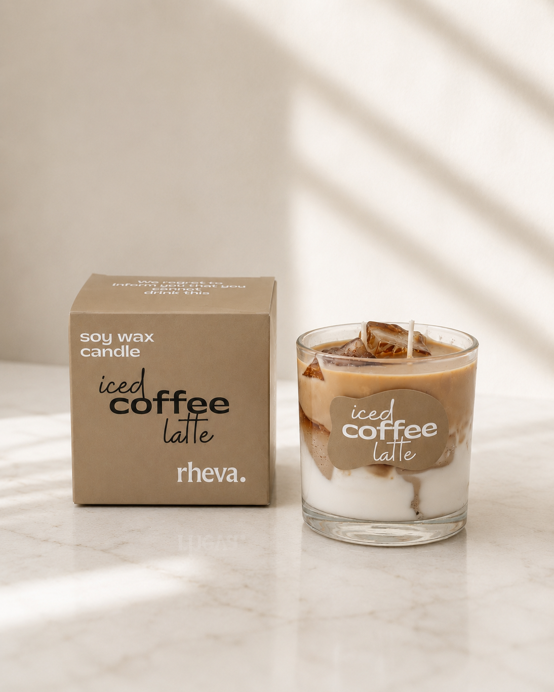 Scented Iced Coffee Latte Candle