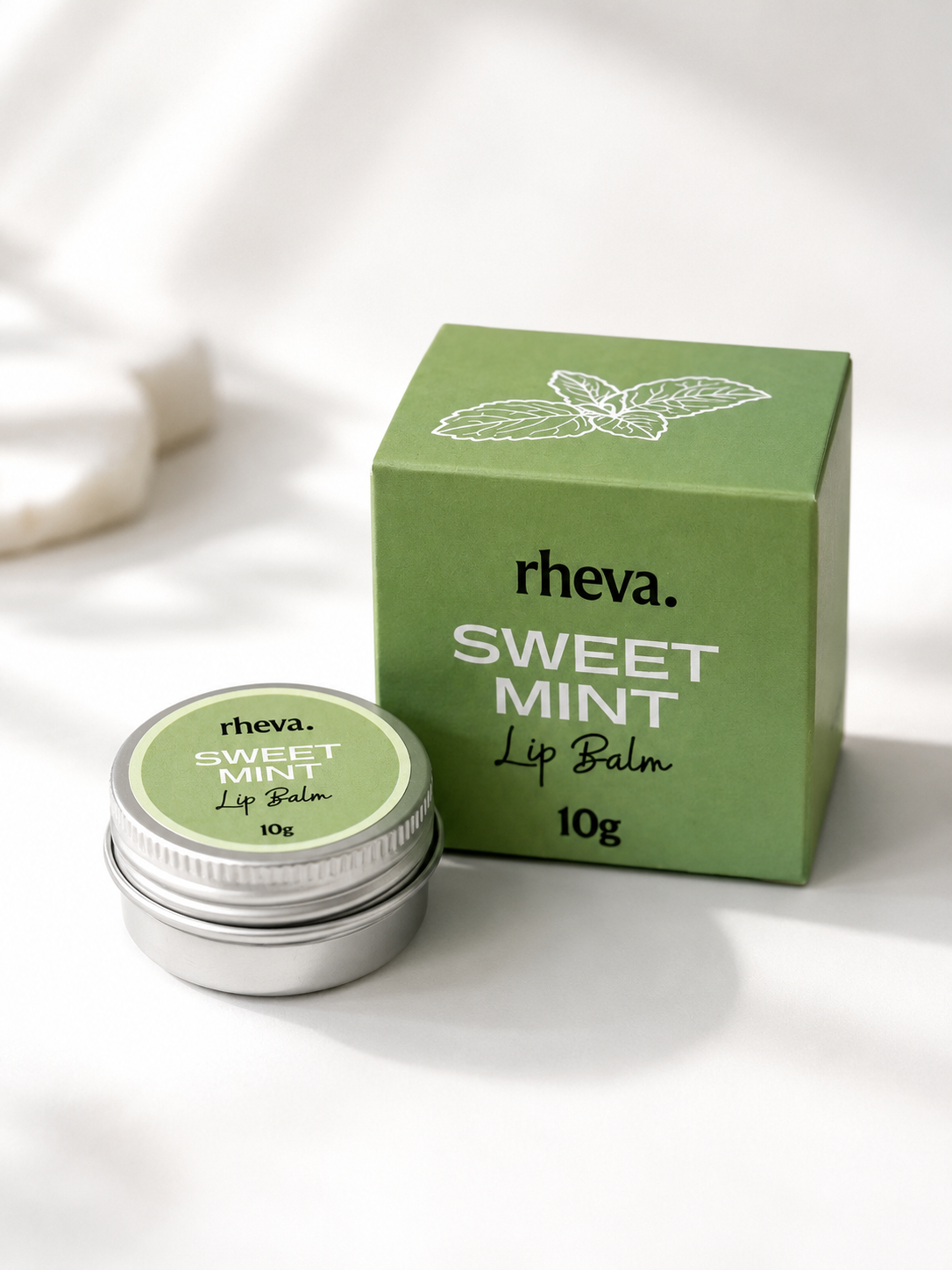 Sweet Mint Lip Balm  (Beeswax & Sheabutter)