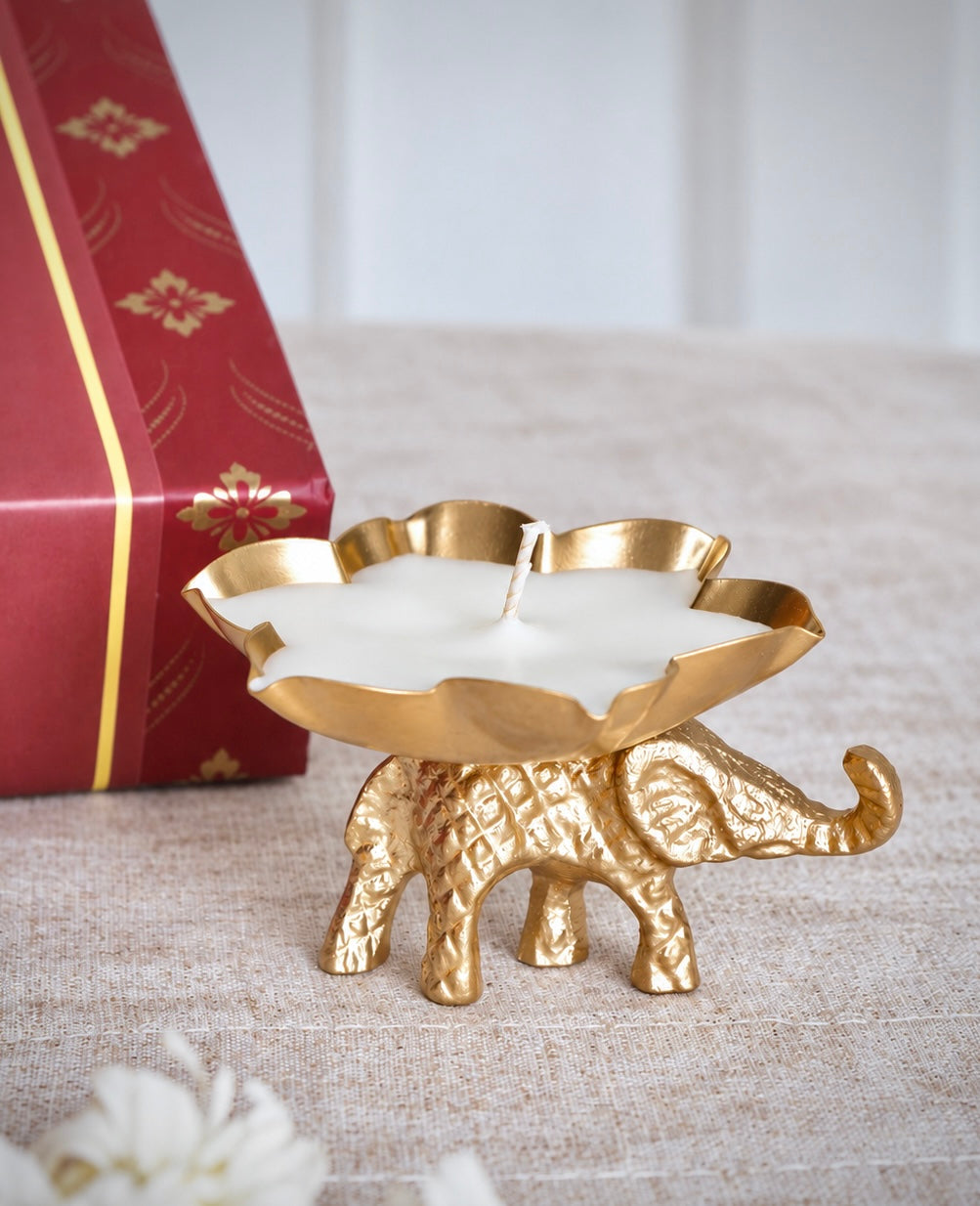 Gajraj Scented Urli Candles (Set of 2 Candles)