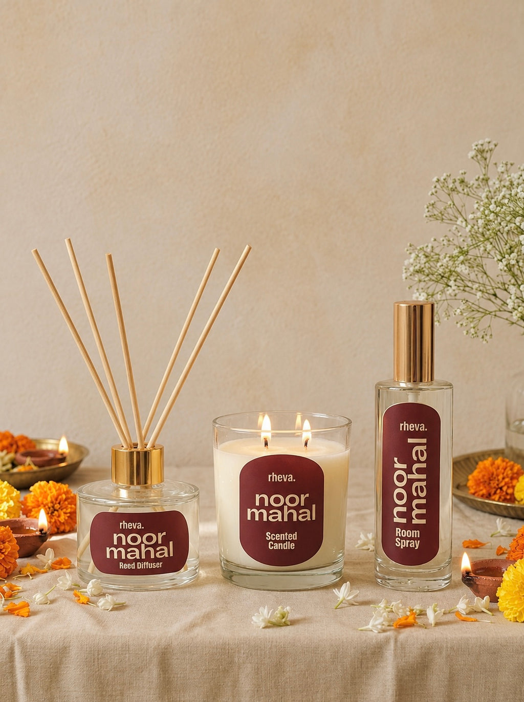 Noor Mahal Gift Hamper (Home fragrance collection)