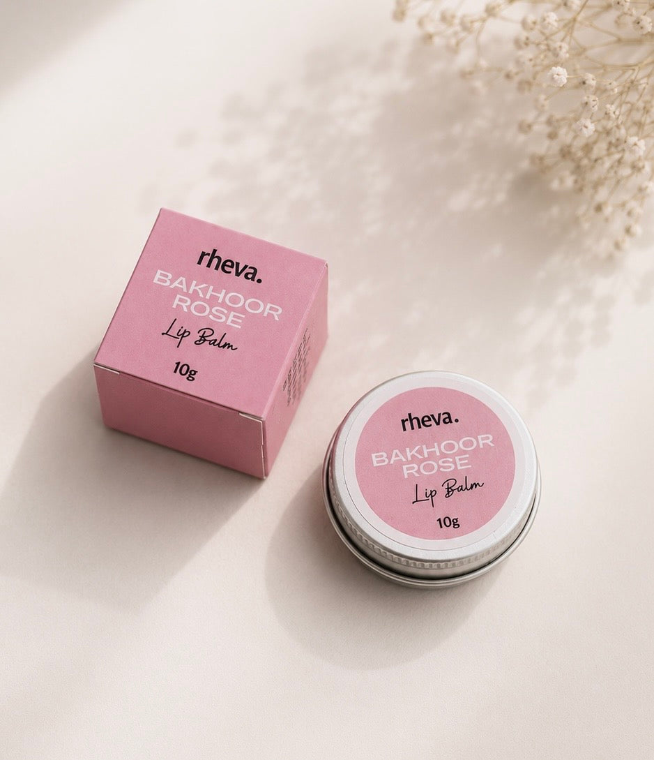 Bakhoor Rose Lip Balm  (Beeswax & Sheabutter)
