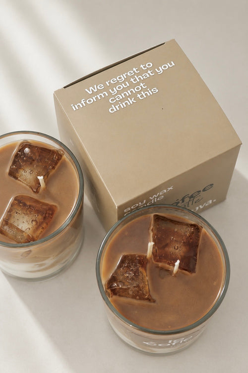 Scented Iced Coffee Latte Candle