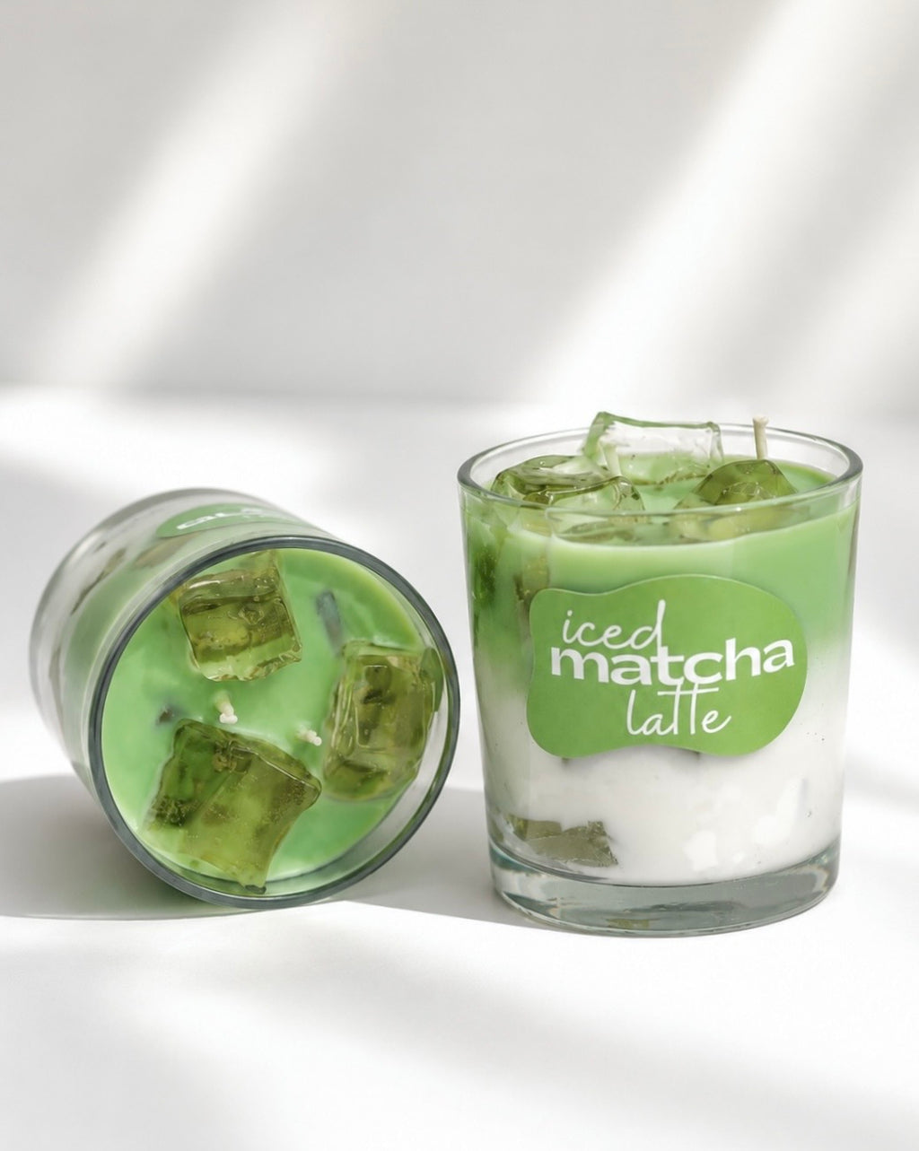 Iced matcha latte Candle