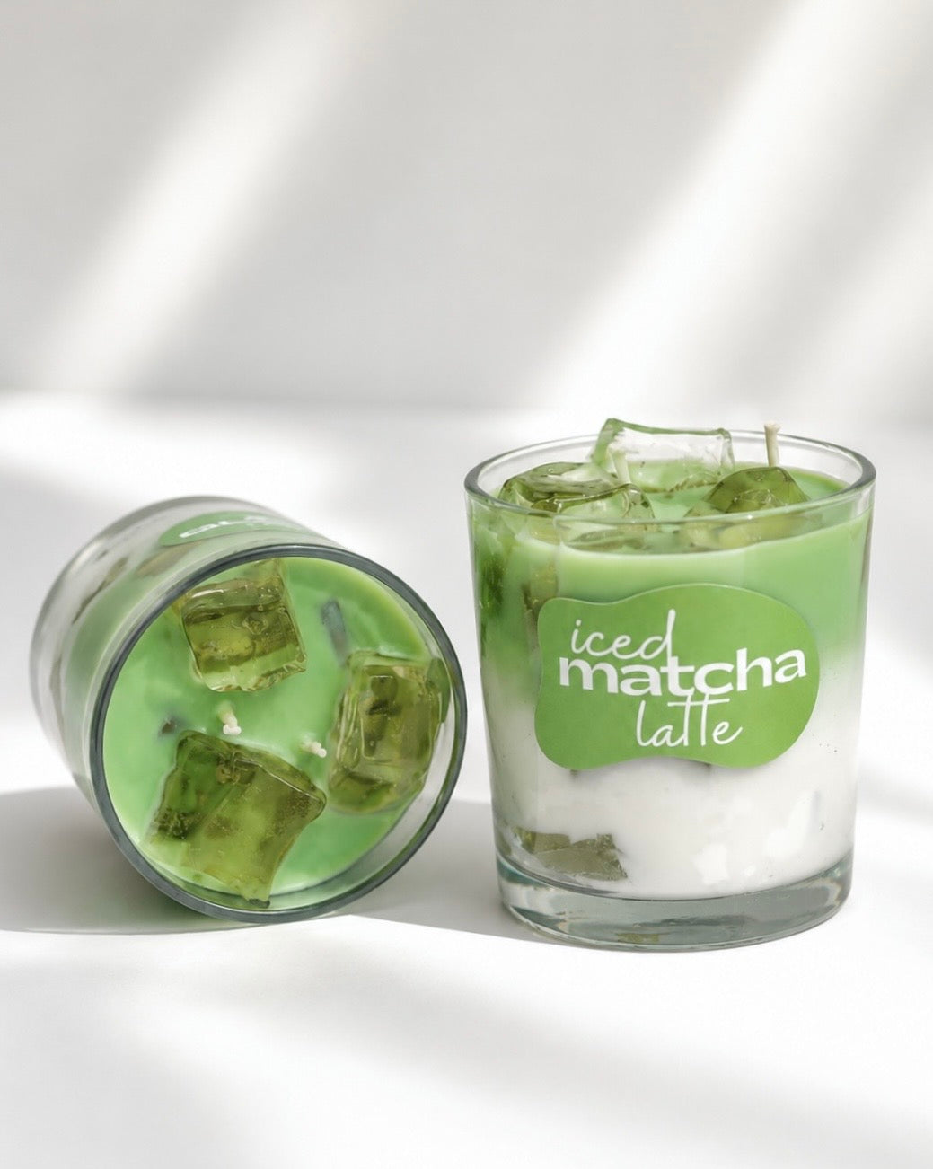 Iced matcha latte Candle