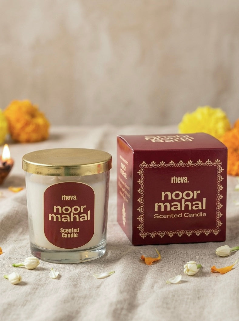Noor Mahal  Pure Soy Wax Scented Candle