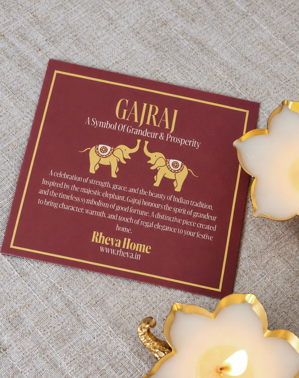 Gajraj Scented Urli Candles (Set of 2 Candles)