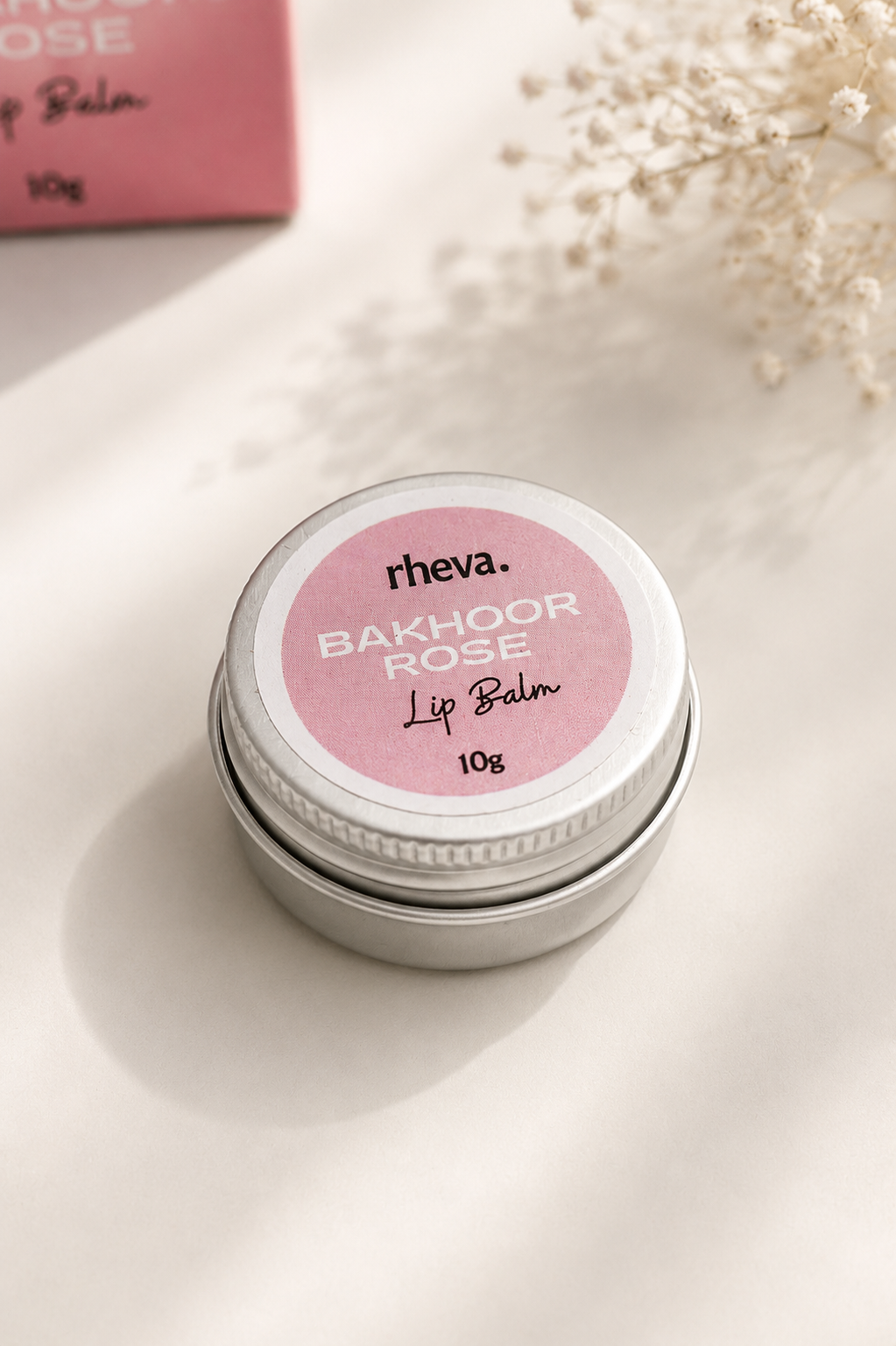 Bakhoor Rose Lip Balm  (Beeswax & Sheabutter)