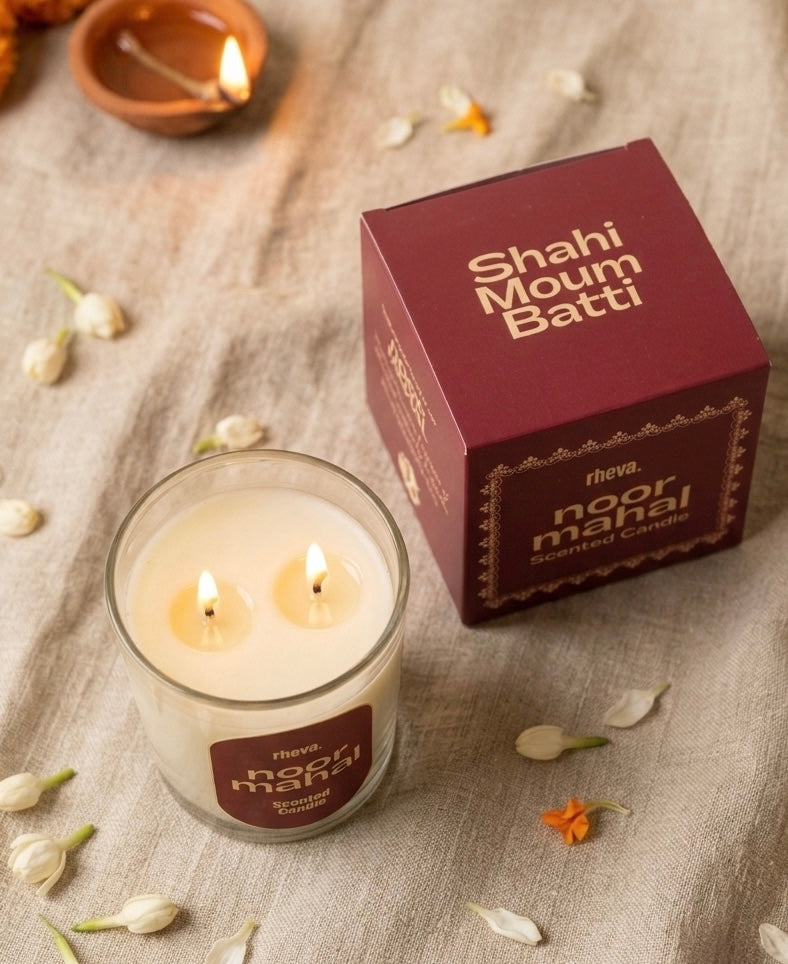 Noor Mahal  Pure Soy Wax Scented Candle