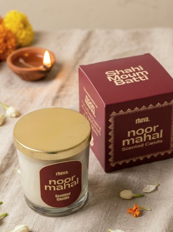Noor Mahal  Pure Soy Wax Scented Candle