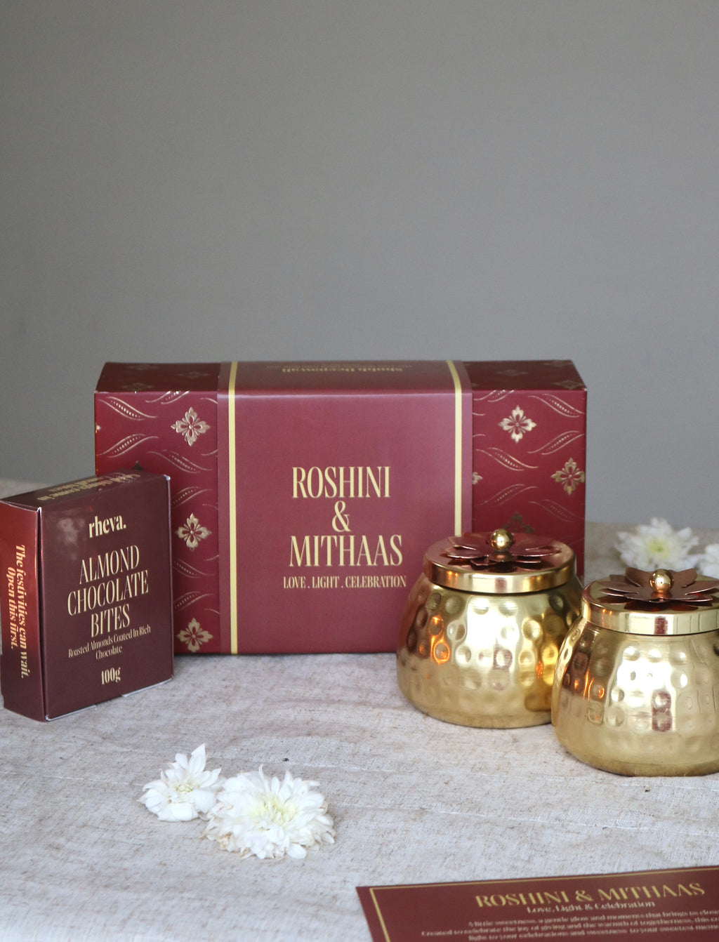 Roshini & Mithaas (Candles & Chocolate Hamper)