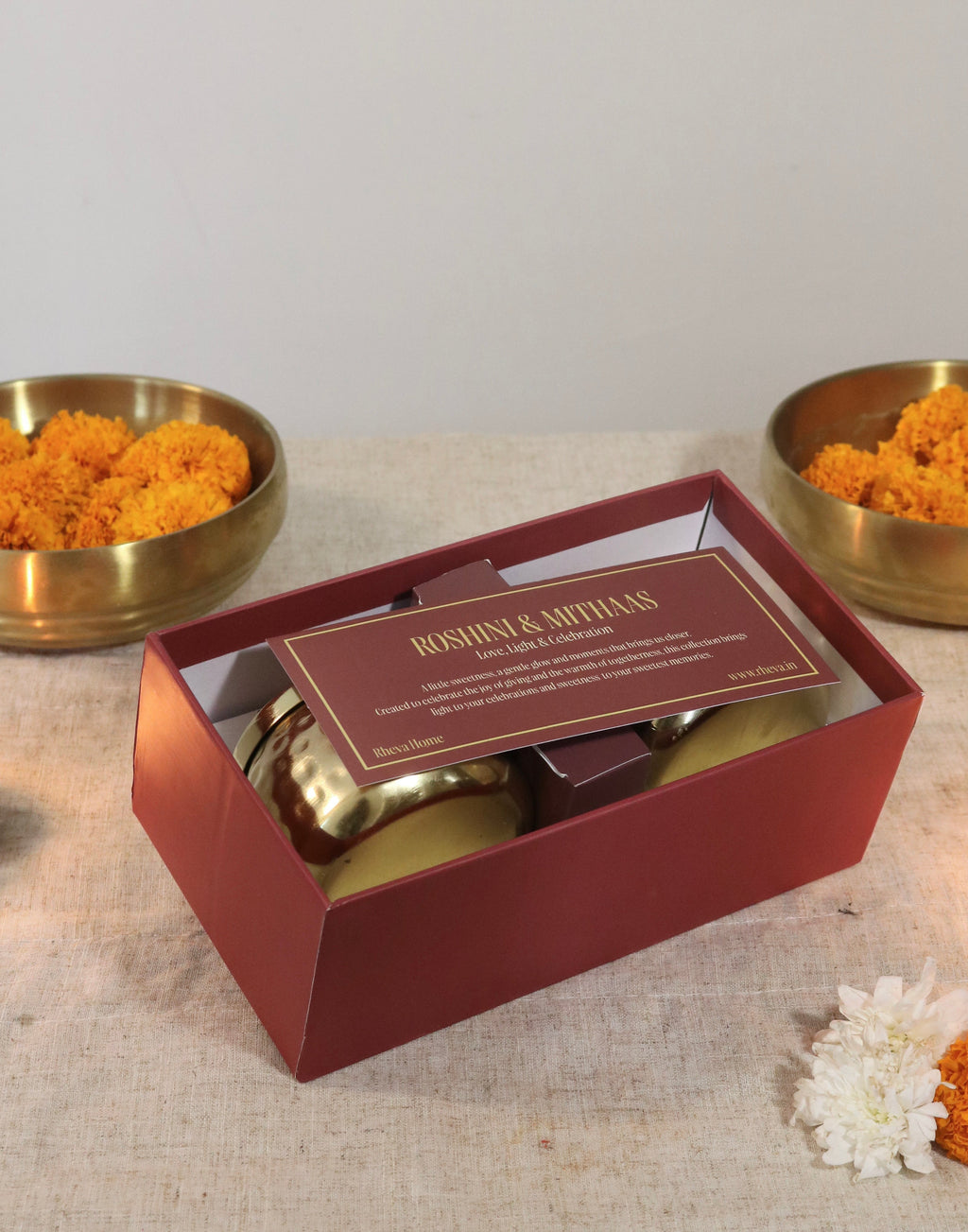 Roshini & Mithaas (Candles & Chocolate Hamper)