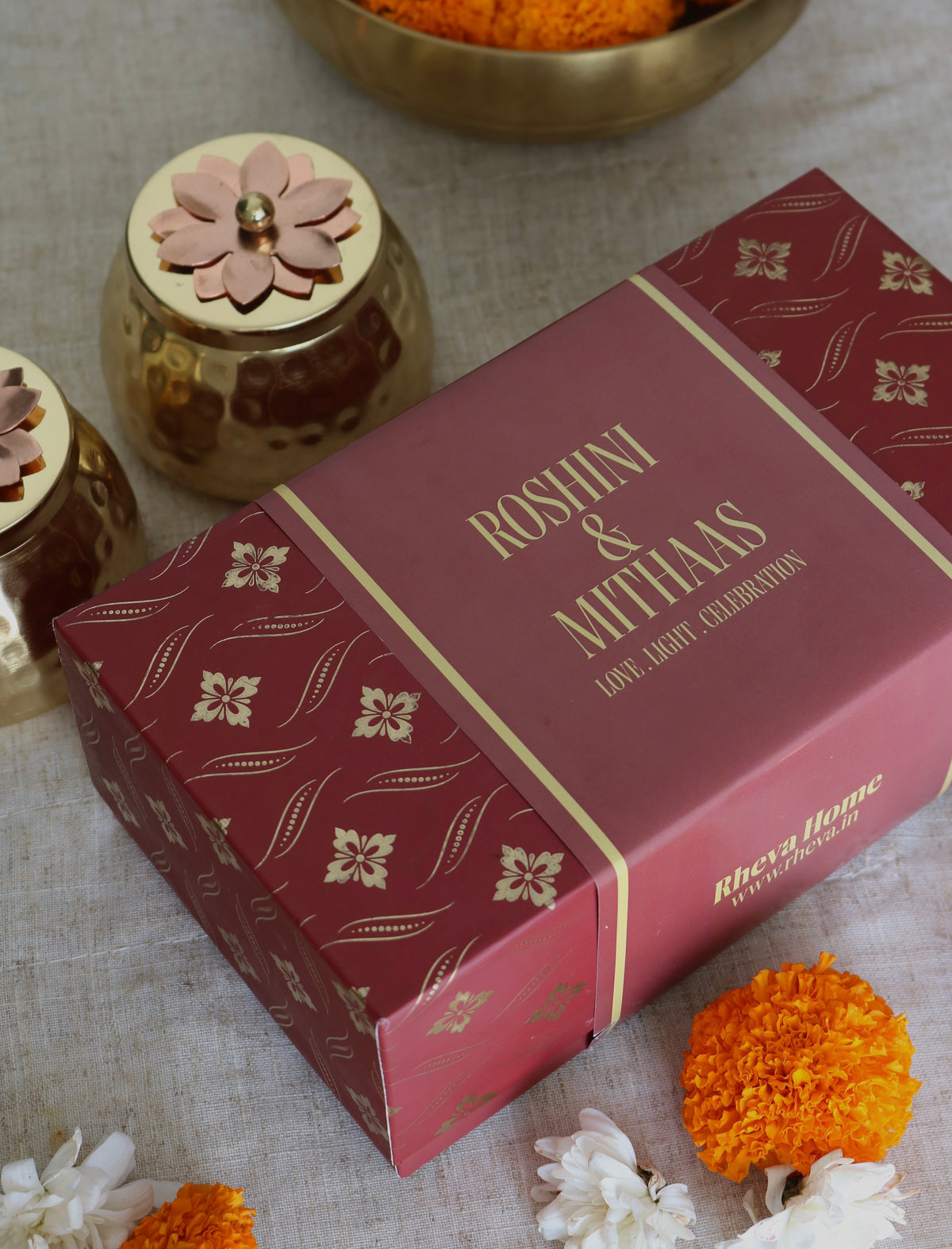 Roshini & Mithaas (Candles & Chocolate Hamper)